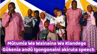 Wainaina kiandege Mûtumia Twana twake na tûcûkuru kurira ni Gikeno magicokia ngatho [upl. by Nnaeoj]