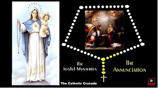 The Joyful Mysteries  VIRTUAL ROSARY  Mondays amp Saturdays [upl. by Polad898]