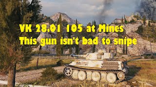 AMX ELC bis Not this time This time a VK 2801 105 at Mines Rolling 2500 damage in 5 mins [upl. by Isnan]