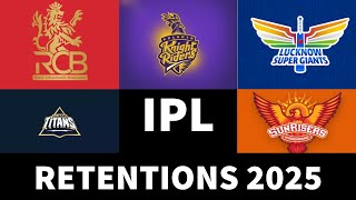 IPL 2025 Teams Retention Review 🤯 🔥  Part 1  IPL 2025 Retention List [upl. by Enomad506]