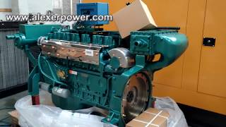 SINOTRUK steyr marine diesel engine WD61546DC01N CNHTC HANGZHOU ENIGNE 202KW1500rpm [upl. by Nnylyak]