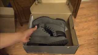 Grey and Black Timberland 6 Premium Waterproof Boots  Mens Size 9 HD [upl. by Miehar578]