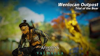 Assassins Creed Valhalla  Wenlocan Outpost  Trial of the Bear  Mastery Challenge  Gold [upl. by Hereld653]