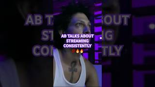 AB TALKS ABOUT STREAMING CONSISTENTLY 💯🔥🔥 stream streamer reaction tailopez motivation fyp [upl. by Idnor846]