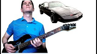 Knight Rider Theme  Guitar Cover  Lee Allan [upl. by Aemat684]