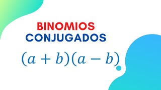 Cómo resolver binomios conjugados  Productos notables  Súper fácil [upl. by Kinna]