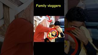 Reality of family vloggers 🤡 shorts [upl. by Nolek535]