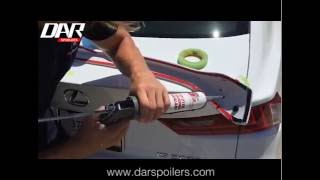 How to Install a No Drill Spoiler from DAR Spoilers [upl. by Parrish656]