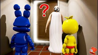 GUESS WHATS IN GRANNYS SECRET ROOM GTA 5 Mods FNAF RedHatter [upl. by Fionna]