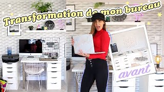 JE TRANSFORME MON BUREAU 🌟 AVANT  APRES ROOM TOUR renovation  makeover [upl. by Odnanref983]