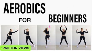 9 Min Aerobics For Beginners  Morning Energy Booster  Aerobic Exercises [upl. by Karlis]