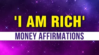 50 I AM Affirmations For Money  Attract Money Wealth Abundance Prosperity  Manifest [upl. by Fabri]