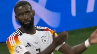 Rüdiger Own Goal vs Scotland Euro2024 [upl. by Annayd]