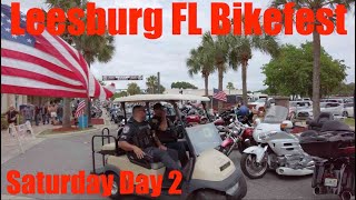 Leesburg Florida Bikefest  Saturday Afternoon at Bikefest Day 2 [upl. by Iah]