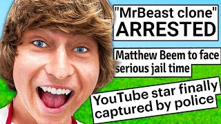 MATTHEW BEEM GOT ARRESTED [upl. by Emiolhs]