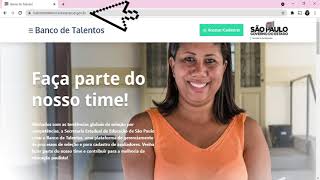 TUTORIAL Passo a passo com detalhes de como se cadastrar e se inscrever no Banco de Talentos 2022 [upl. by Dirtsa]