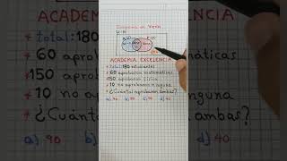 matemáticas y vida real algebra de conjuntos diagrama Venn matematika maths profedouglas jesus [upl. by Marilla462]