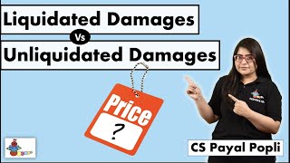 How Liquidated damages are different from Unliquidated Damages  Liquidated vs Unliquidated Damages [upl. by Sigismund]