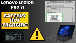 Lenovo Legion Pro 7i Not Charging Battery in Windows1011 Lenovo Legion Pro 7i Charging Issue [upl. by Ahterod563]