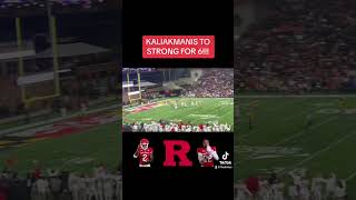 Rutgers QB Athan Kaliakmanis to WR Ian Strong for 6 Let’s gooo Go Rutgers rutgers shorts ru [upl. by Leroj]