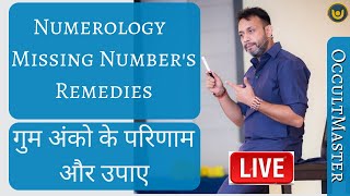 Numerology Number Remedies for Missing Numbers  गुम अंको के परिणाम और उपाए  Birth Number 2020 [upl. by Armbrecht]