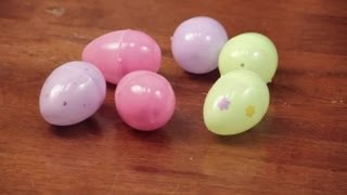 How to Decorate Plastic Easter Eggs  Craft amp Decoration Tips [upl. by Nawtna152]