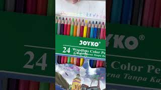 Joyko Woodless Color Pencils joyko [upl. by Alesram]