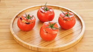 Recette de tomates farcies végétariennes  Fitnextcom [upl. by Stevy150]