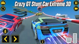 Crazy GT Stunt Car Extreme 3D  Mega Ramp Sports Car Racing Simulator [upl. by Portwine]