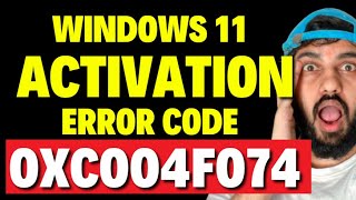 Windows 11 Activation Error Code 0xc004f074 [upl. by Lodmilla728]