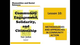 CESC Lesson 10 Methodologies and Approaches in Community Action [upl. by Neisa694]