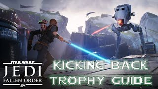 Star Wars Jedi Fallen Order  Kick a Phillak That Has Kicked You Kicking Back Trophy Guide [upl. by Sana620]