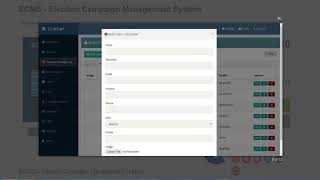 Free Download ECMS  Election Campaign Management System [upl. by Dnalyag]