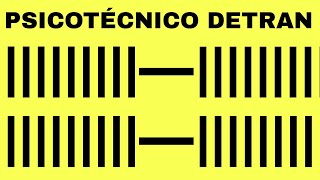 exame psicotécnico detran 2024 psicotécnico detran 2024 teste psicotécnico detran 2024 psicoteste [upl. by Fina]