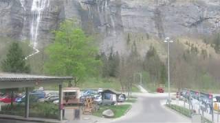 Stechelberg  Mürren direkt  steilste Luftseilbahn der Welt  steepest cable car worldwide [upl. by Zed]