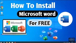 How to download ms office in laptopcomputer microsoft office ko kaise download kare free [upl. by Sihonn]