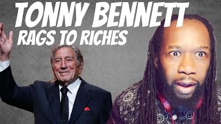 TONY BENNETT Rags to riches Music Reaction First time hearing [upl. by Melba]