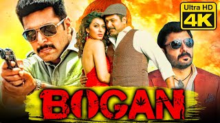 Bogan 4K ULTRA HD  Jayam Ravi amp Arvind Swamy Superhit Action Hindi Dubbed Movie l Hansika Motwani [upl. by Grossman]