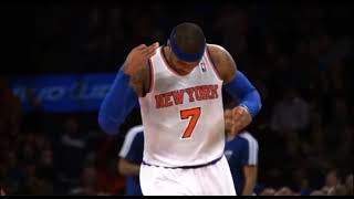 Carmelo Anthony  quot3 TO THE HEADquot CELEBRATION [upl. by Ainalem]