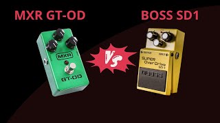 Boss SD1 vs MXR GTOD NoTalk Comparation [upl. by Ellasal]