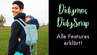 Didymos DidySnap Tragehilfe  All Features erklärt [upl. by Gristede861]