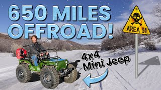 Will the MINI JEEP make it to AREA 51 Ep1 The build and start [upl. by Elimac]