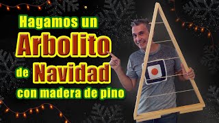 ARBOLITO DE NAVIDAD  ARBOL NAVIDEÑO  Manualidades  Ideas para navidad  DIY  Bricolaje [upl. by Nerraj]