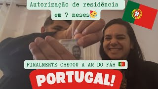 Autorização de Residência em Portugal Aprovada O Documento do Meu Esposo Chegou [upl. by Ellehcam]