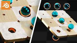 Tutorial Marbles amp Tiles MoGraph  Blender [upl. by Llekcor875]