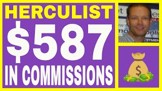 Herculist Review  58725 In Commissions  Income Proof  Free To Join [upl. by Neal]