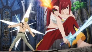 Erza vs Laxus Full Fight  Fairy Tail 100 Year Quest Ep 13 [upl. by Lleunamme297]