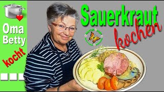 Sauerkraut kochen nach meinen alten erzgebirgischen Rezept [upl. by Jemmy386]