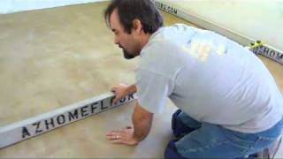 Concrete Too UnLevel For Wood Flooring Expert Concrete Leveling  Phoenix Hardwood Installer [upl. by Bashemeth]