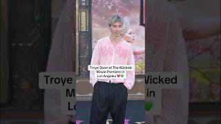 Troye Sivan At the Wicked 💚 💖 Movie Premiere In Los Angeles  Billboard Shorts [upl. by Matheson]